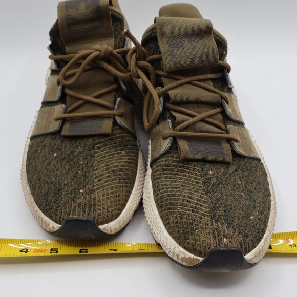 Used Adidas Prophere Trace Olive All-Green Sneakers Men's Size 11 - Picture 6 of 12
